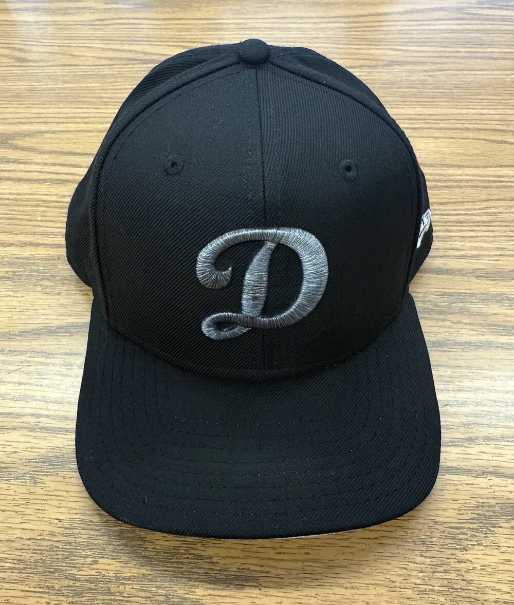 New Era 9FIFTY LA Dodgers Black Gray Snapback Hat Official MLB Cap OSFM